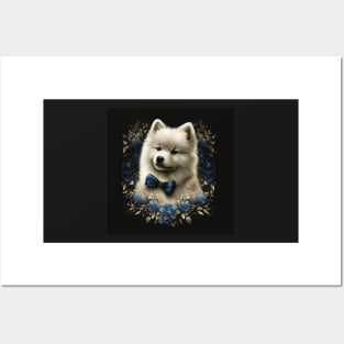 Samoyed Puppy Art Posters and Art